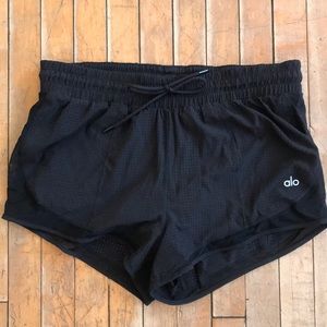 ALO Ambience Shorts. Black. Size S. LIKE NEW.